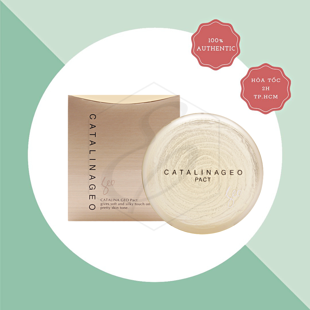 Phấn phủ dạng nén Geo Catalina Geo Pact